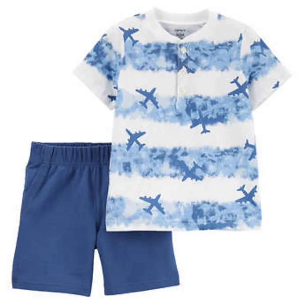 Carter's Kids' 3-piece Playwear Set, Airplane